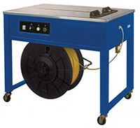 PC102 Semi-Automatic Open Cabinet Design Table Top Strapping Machinery with Adjustable Legs