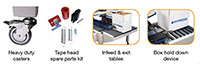 USA 3036-SB Uniform Semi-Automatic Case Sealers - Options and Accessories