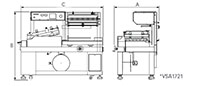 Automatic Value Series 22 Inch (in) Film Width L-Sealer - 2