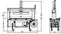 CB4000 In-Line Corrugated Bundler Automatic Strapping Machinery - Dimensions